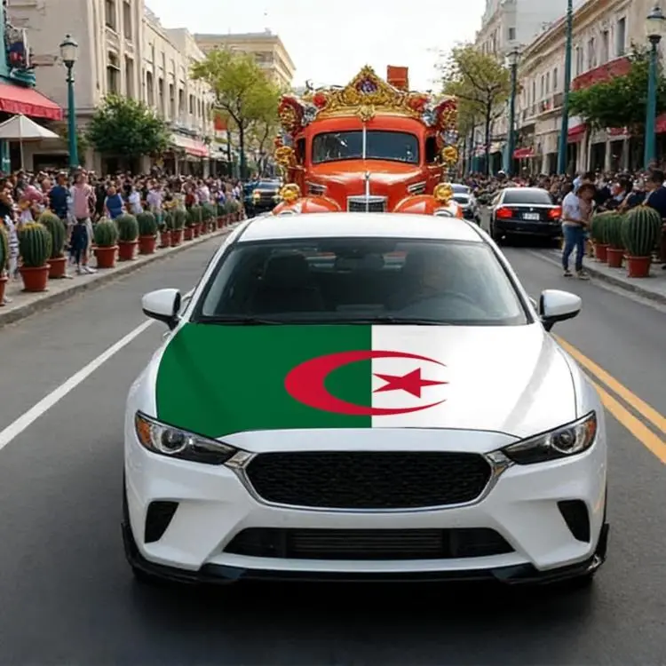 USA-Canada-Mexico World Cup Cheering Flag Dustproof Car Cover, Specification