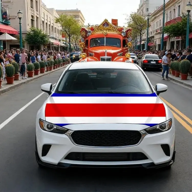 USA-Canada-Mexico World Cup Cheering Flag Dustproof Car Cover, Specification