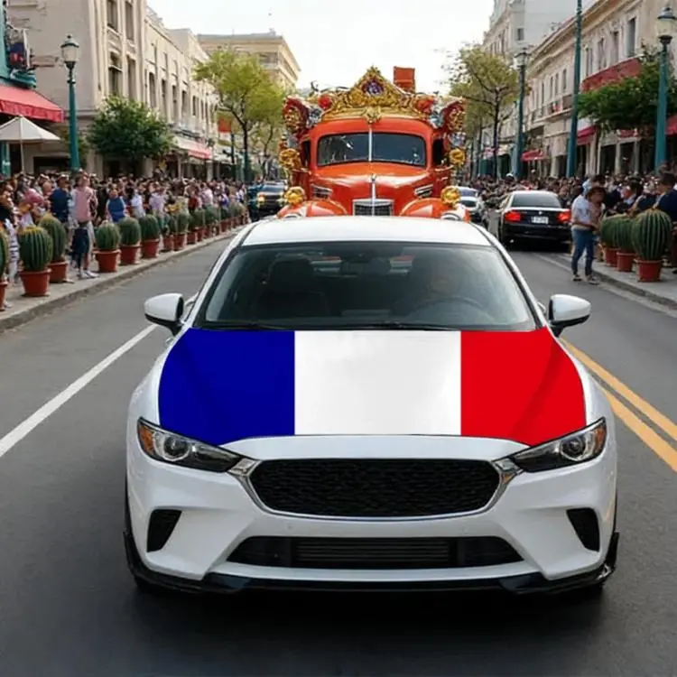USA-Canada-Mexico World Cup Cheering Flag Dustproof Car Cover, Specification