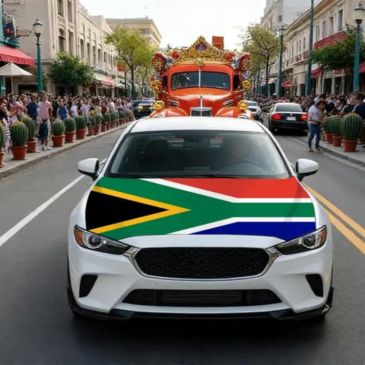 USA-Canada-Mexico World Cup Cheering Flag Dustproof Car Cover, Specification