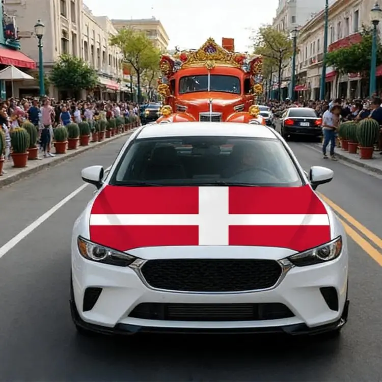 USA-Canada-Mexico World Cup Cheering Flag Dustproof Car Cover, Specification