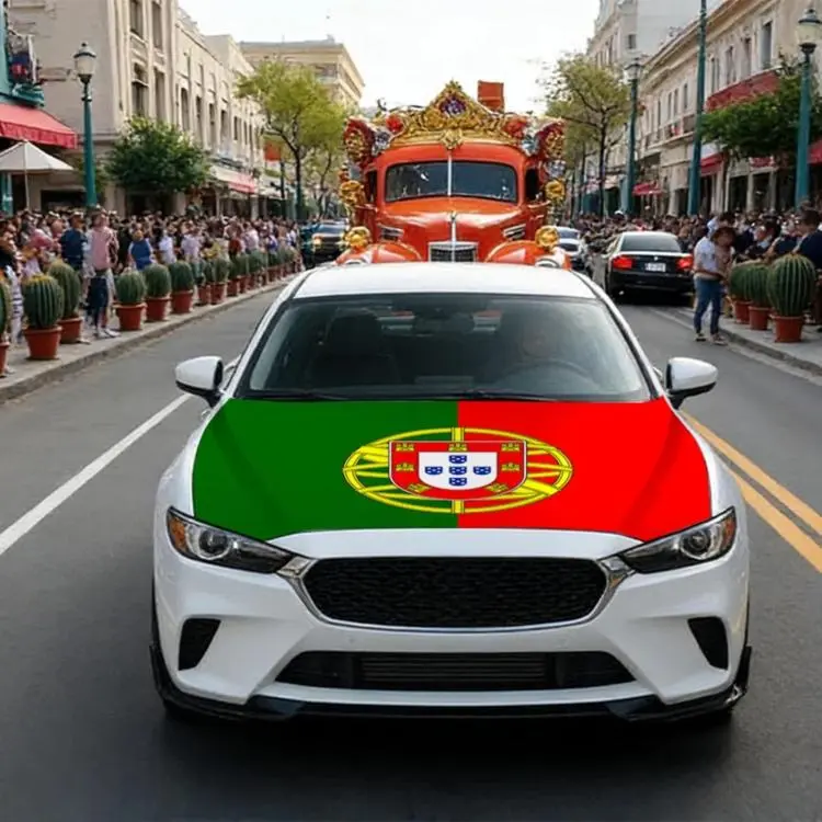 USA-Canada-Mexico World Cup Cheering Flag Dustproof Car Cover, Specification