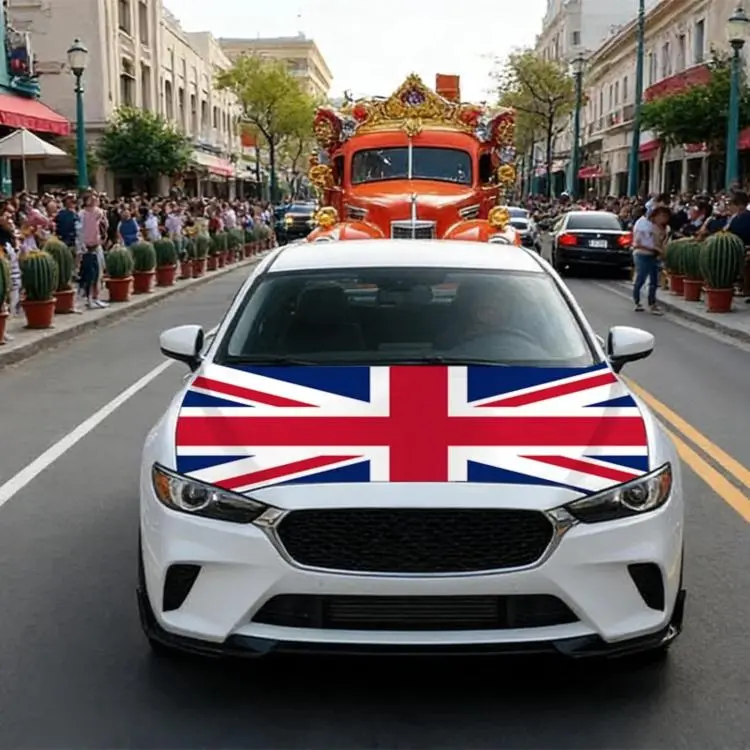 USA-Canada-Mexico World Cup Cheering Flag Dustproof Car Cover, Specification