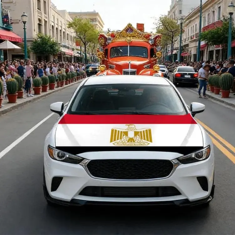 USA-Canada-Mexico World Cup Cheering Flag Dustproof Car Cover, Specification