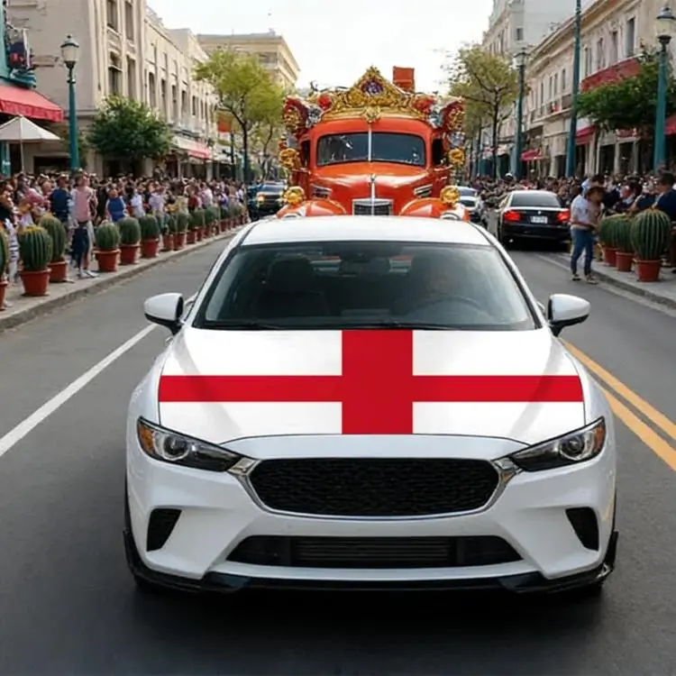 USA-Canada-Mexico World Cup Cheering Flag Dustproof Car Cover, Specification