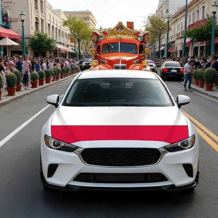 USA-Canada-Mexico World Cup Cheering Flag Dustproof Car Cover, Specification