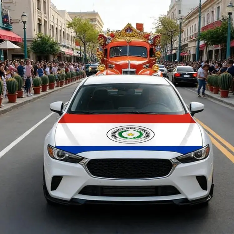 USA-Canada-Mexico World Cup Cheering Flag Dustproof Car Cover, Specification