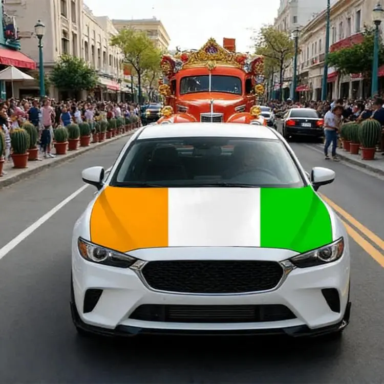 USA-Canada-Mexico World Cup Cheering Flag Dustproof Car Cover, Specification
