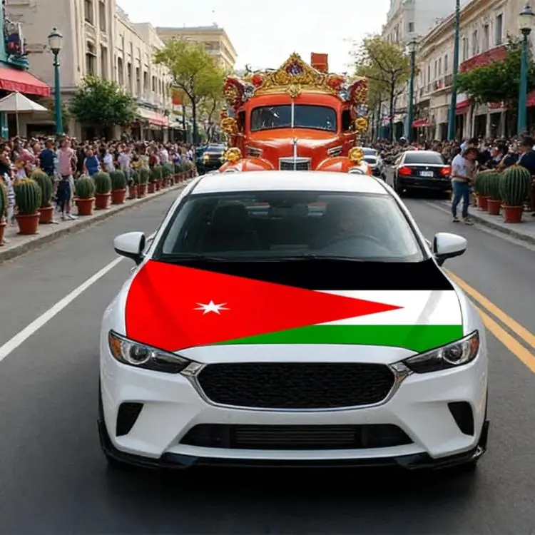 USA-Canada-Mexico World Cup Cheering Flag Dustproof Car Cover, Specification
