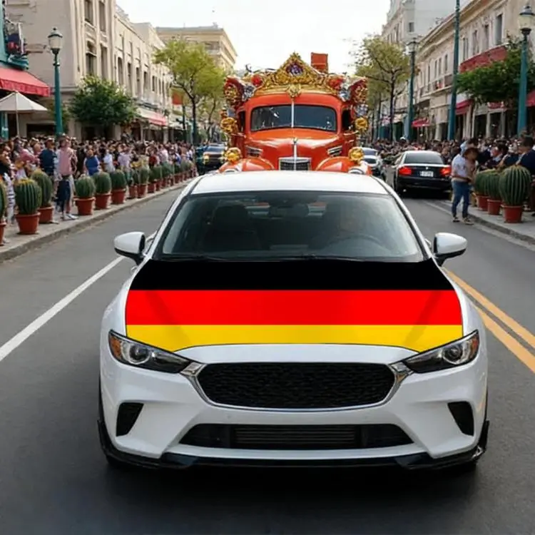 USA-Canada-Mexico World Cup Cheering Flag Dustproof Car Cover, Specification