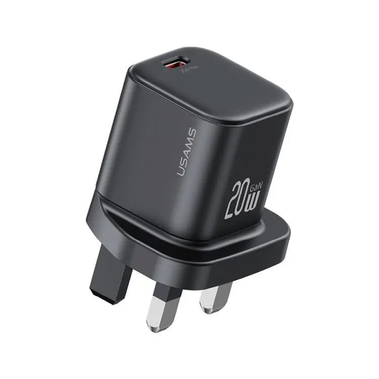 USAMS CC274 20W GaN USB-C / Type-C Port Mini Fast Charger, Plug