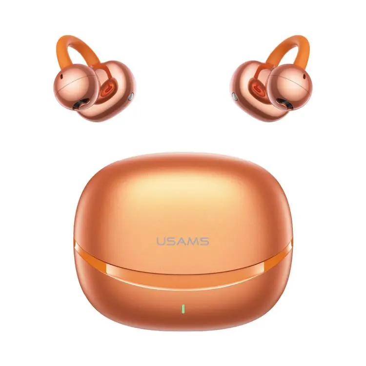 USAMS Echo R03 Clip-On Wireless Earphones(Orange)