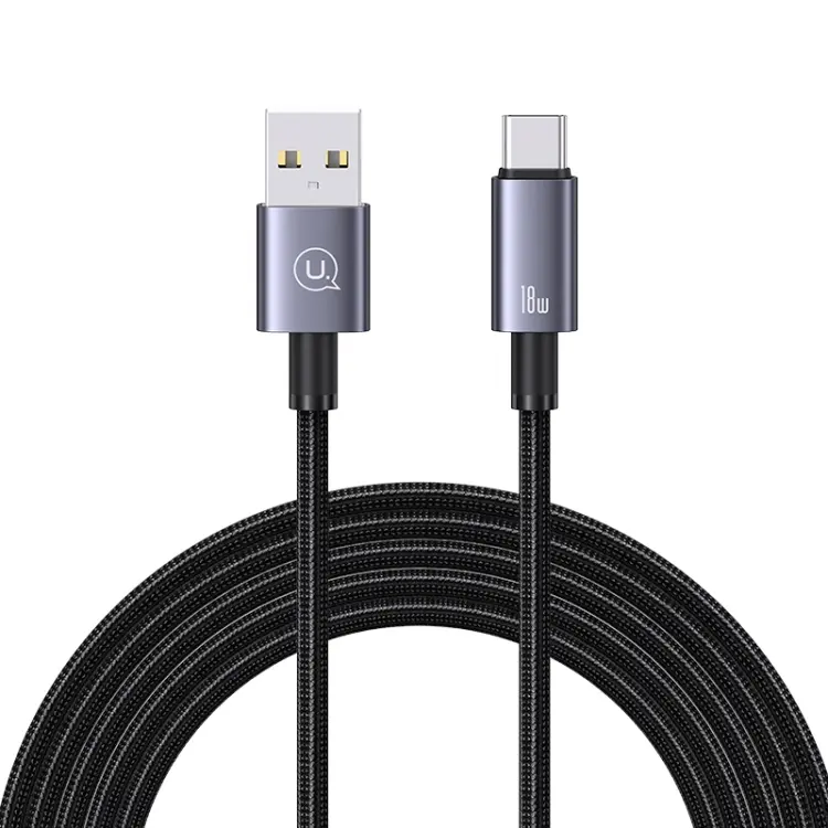 USAMS US-SJ666 USB To Type-C 3A Fast Charge Data Cable, Length
