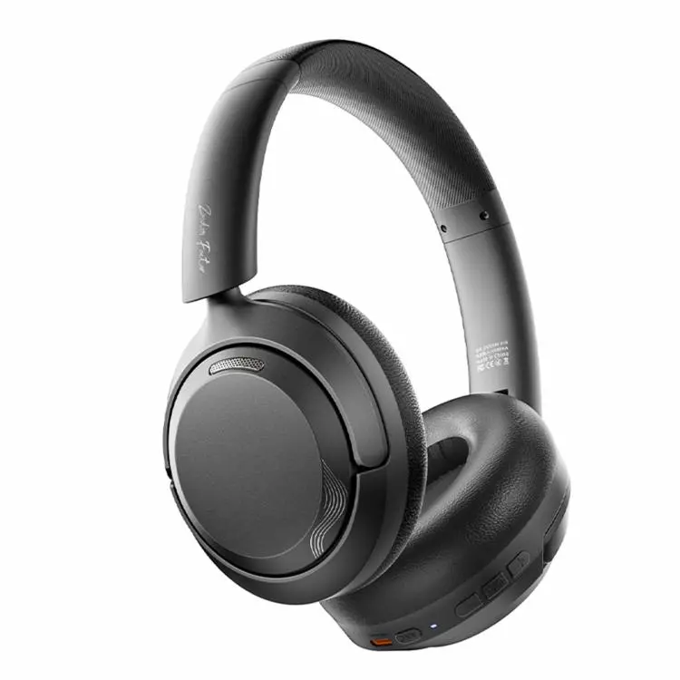 V10 Over-Ear Active Noise Reduction Wireless Bluetooth Headset(Black)