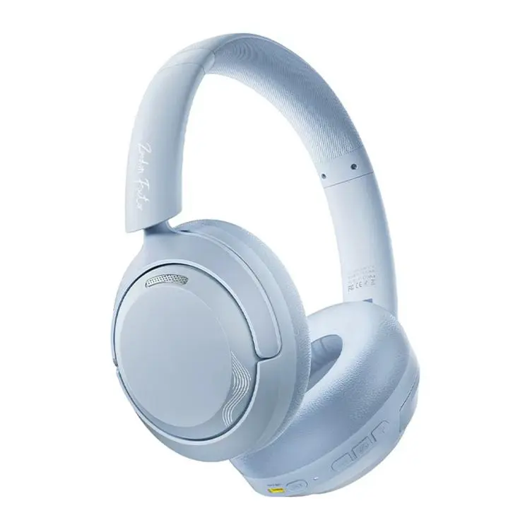 V10 Over-Ear Active Noise Reduction Wireless Bluetooth Headset(Blue)