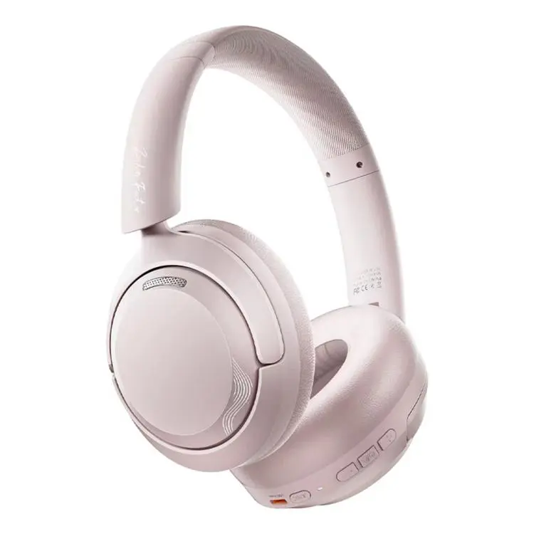 V10 Over-Ear Active Noise Reduction Wireless Bluetooth Headset(Pink)