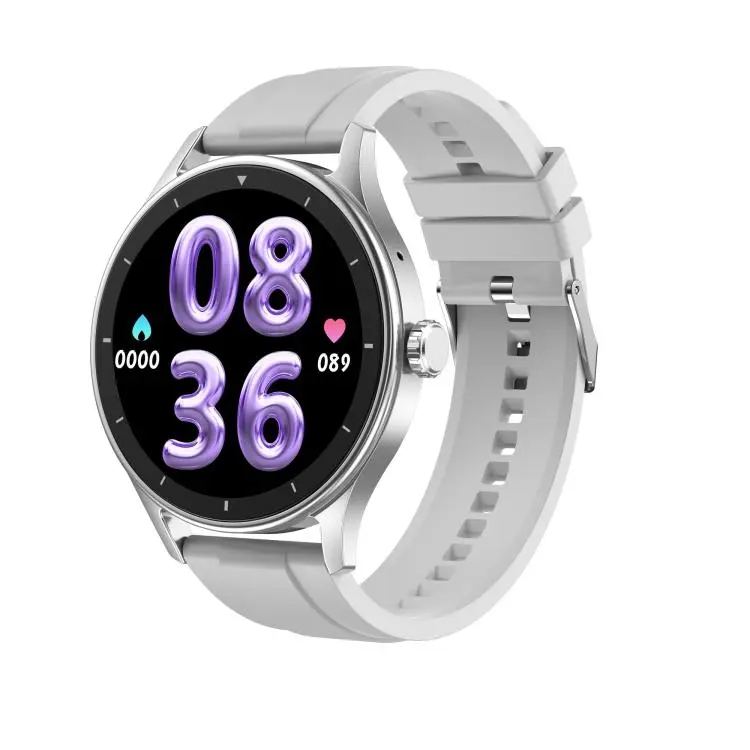 V19 Pro 1.52 inch Color Screen BT Calling Smart Watch, Support Health Monitoring / Remote Photography(Silver)