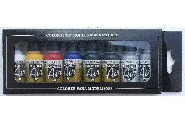 VALLEJO AIRBRUSH COLOR SET 8 PCS