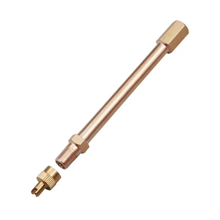 Valve Extender For Balance Scooter & Bicycle Pure Copper Inflation Nozzle For Tubeless Tires, Size