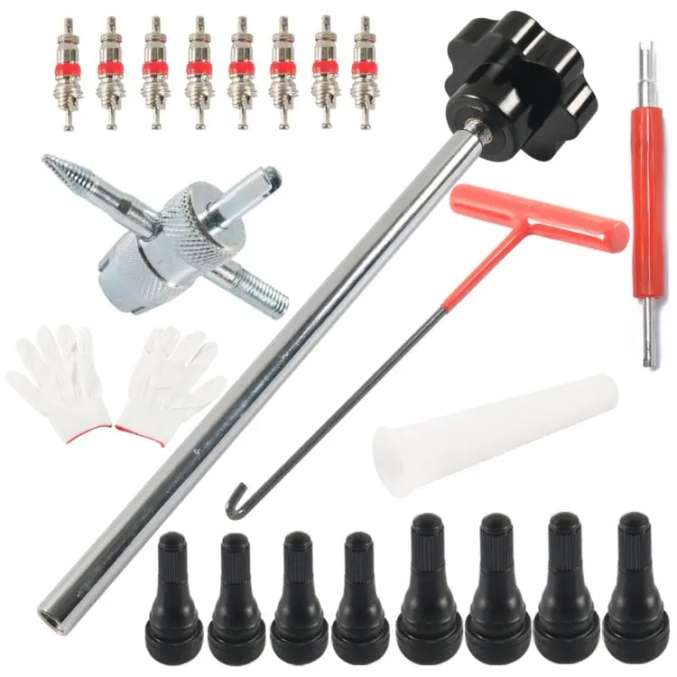 Valve Stem Installation Removal Tire Repair Tools(22pcs /Set)