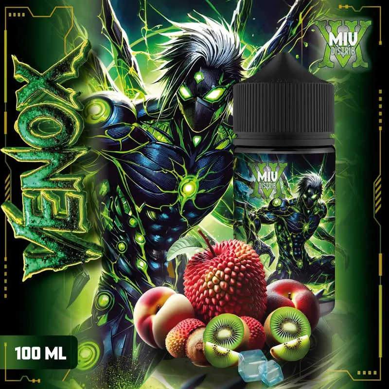 Venox 100ml MIV by Made in Vape - Pêche Blanche, Arbouse & Kiwi Glacés