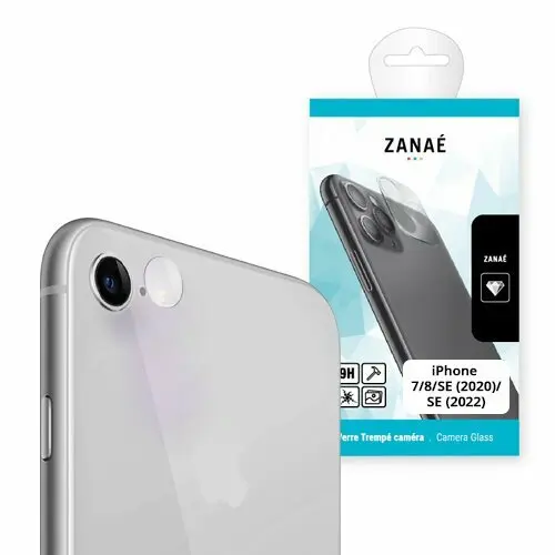 Verre trempé caméra Bloc pour iPhone 7 / 8 / SE (2020) / SE (2022)