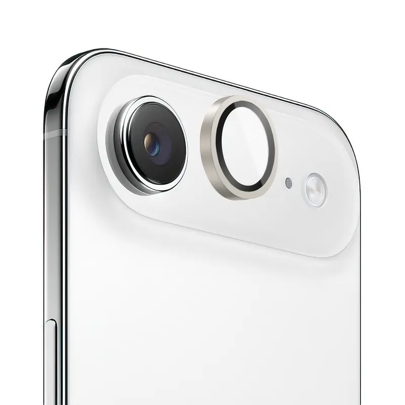 Verres Caméra Métalliques Argent pour iPhone 16e