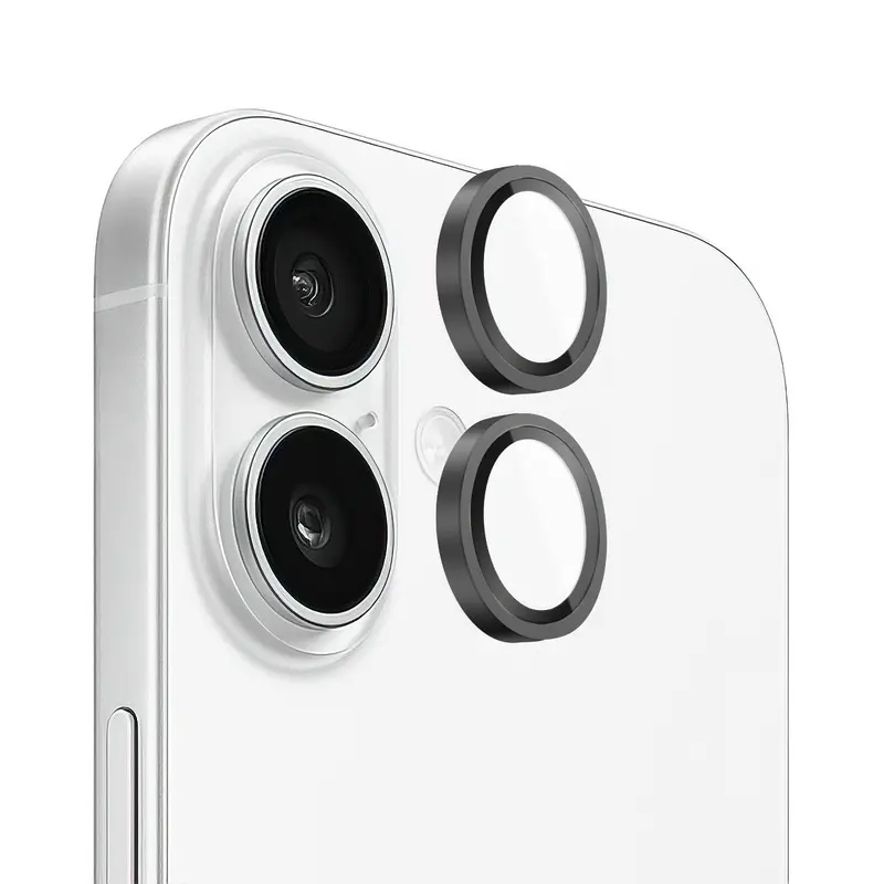 Verres Caméra Métalliques Noir pour iPhone 17