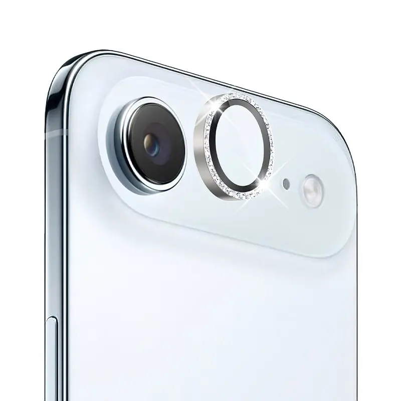 Verres Caméra Pailletés Argent pour iPhone Air
