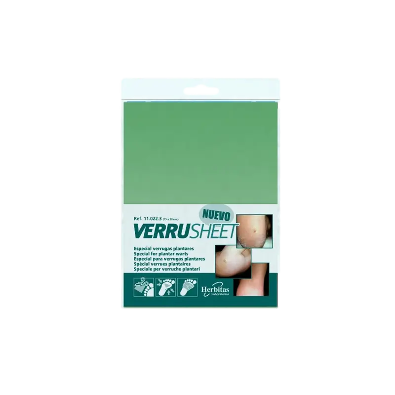 Verrusheet - Plaque de bandage adhésif - 15 cm x 20 cm