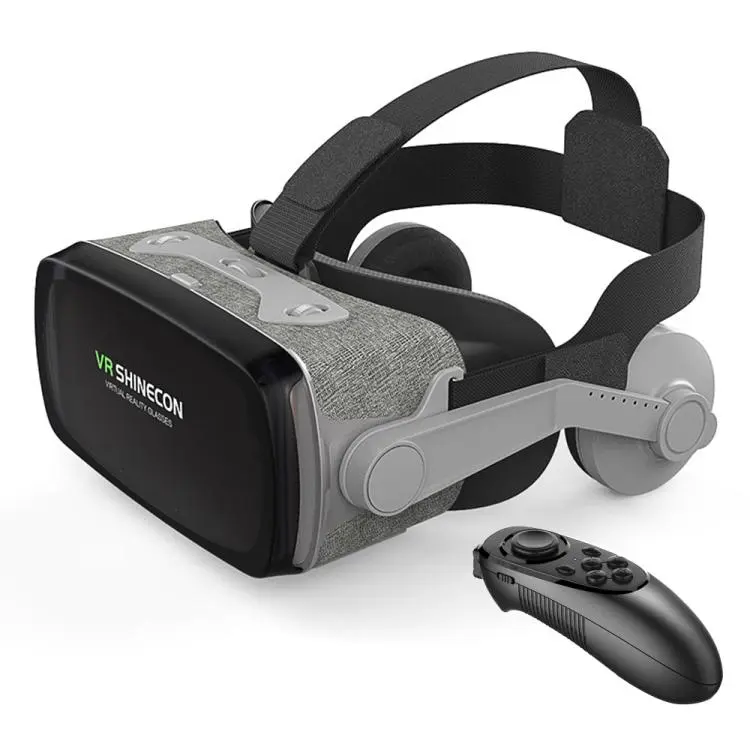 VR SHINECON G07E Earphone Edition VR Glasses for 4.7-6.1 inch Phone, Model