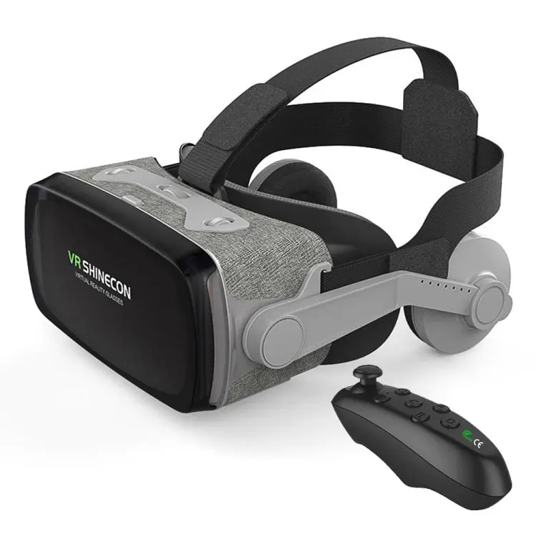 VR SHINECON G07E Earphone Edition VR Glasses for 4.7-6.1 inch Phone, Model