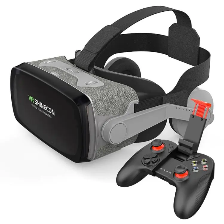 VR SHINECON G07E Earphone Edition VR Glasses for 4.7-6.1 inch Phone, Model