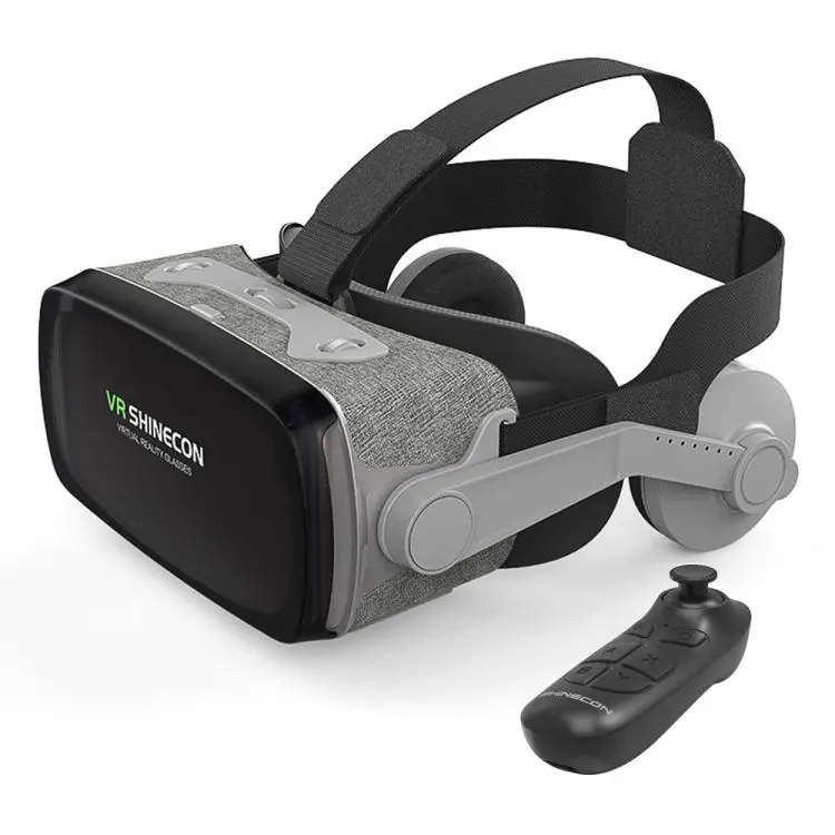 VR SHINECON G07E Earphone Edition VR Glasses for 4.7-6.1 inch Phone, Model