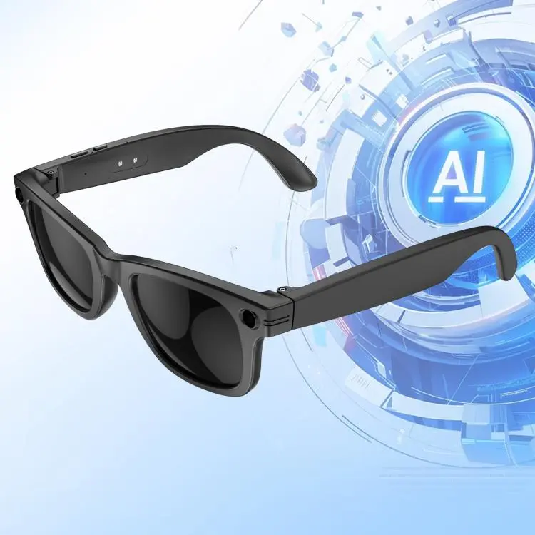 W610T Smart AI Glasses with 8MP HD Camera, BT Call, Video Recording, WiFi Transmission, Al Smart Voice Assistant, Type