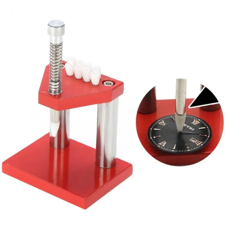 Watch Hand Plunger Puller Remover With 9pcs Plastic Dies Set