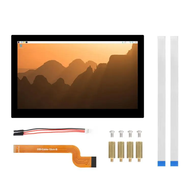 WAVESHARE 13.3 inch High Resolution DSI Capacitive Touch Display, 1920 × 1080, IPS, Toughened Glass Panel, DSI Interface, 10-Point Touch, Spec