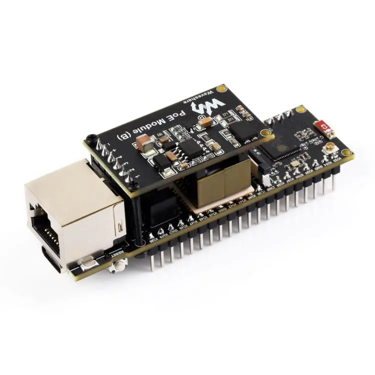 WAVESHARE ESP32-S3 ETH Development Board, 10/100Mbps RJ45 Ethernet Port, Wi-Fi & Bluetooth Support, 240MHz Dual Core Processor, Spec