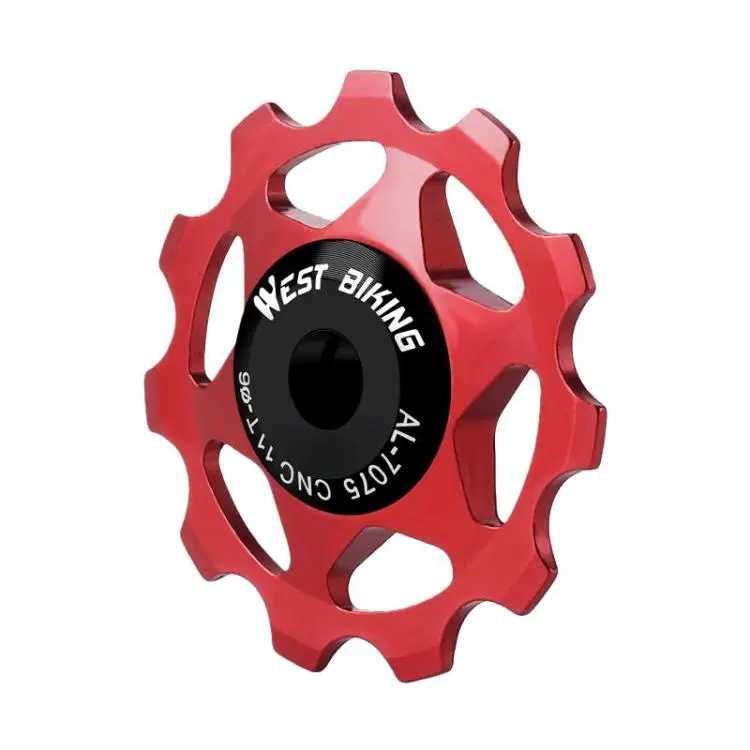 WEST BIKING YP0719490 Bike Jockey Wheel With Metal Bearings Road Bike Rear Derailleur Jockey Wheel, Spec