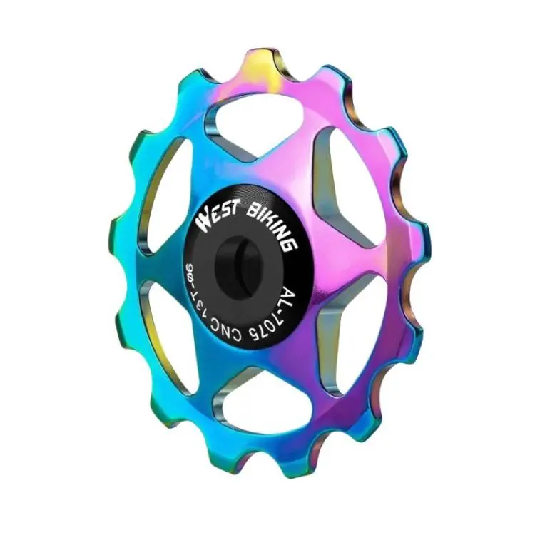 WEST BIKING YP0719490 Bike Jockey Wheel With Metal Bearings Road Bike Rear Derailleur Jockey Wheel, Spec