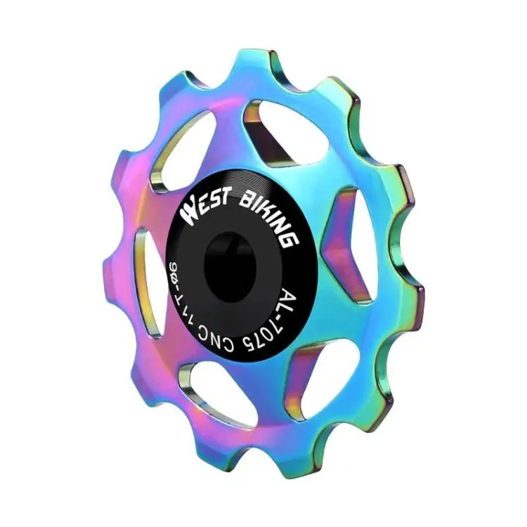 WEST BIKING YP0719490 Bike Jockey Wheel With Metal Bearings Road Bike Rear Derailleur Jockey Wheel, Spec