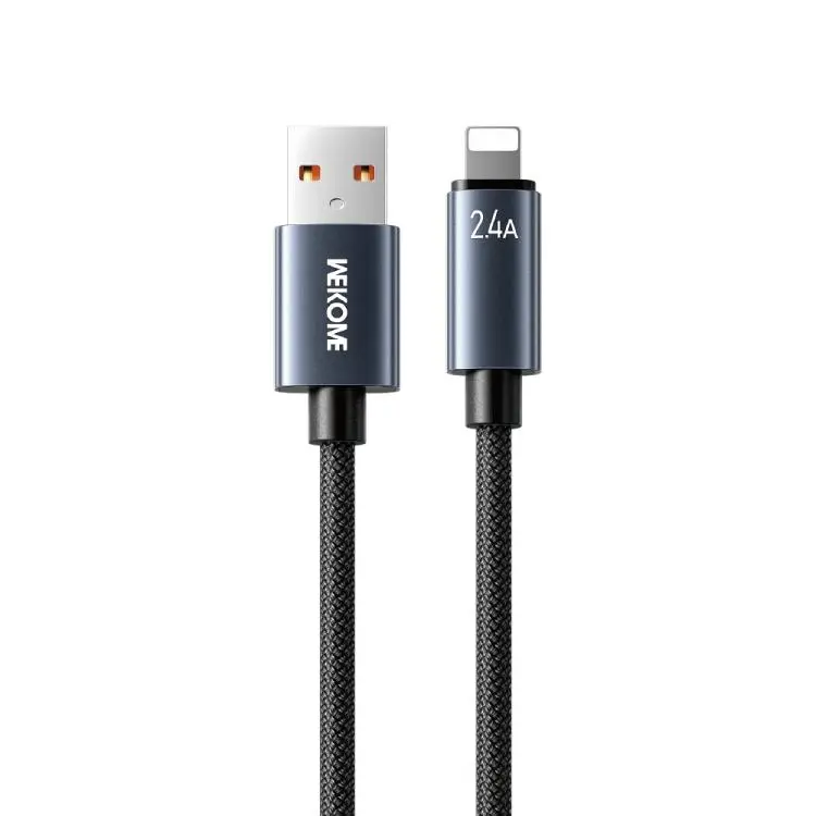 WK WDC-63i 12W USB to 8 Pin Fast Charging Data Cable, Length