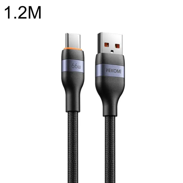 WK WDC-C31 PD66W USB-A to Type-C Ryteng Charging Data Cable, Length