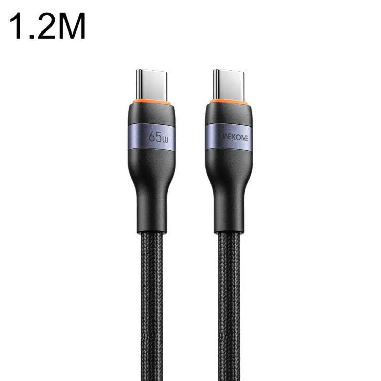 WK WDC-C32 PD65W Type-C to Type-C Ryteng Charging Data Cable, Length