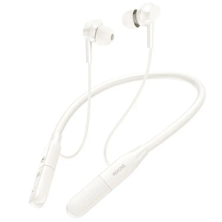 WK WG-08 Nnjoy Neckband Wireless Bluetooth Earphone(Beige)