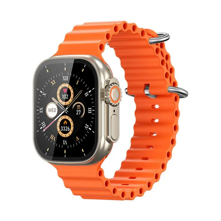 WK WH-10 Pathfinder Smart Watch, 2.01 inch, BT Call, Pedometer, Sedentary Reminder(Orange)
