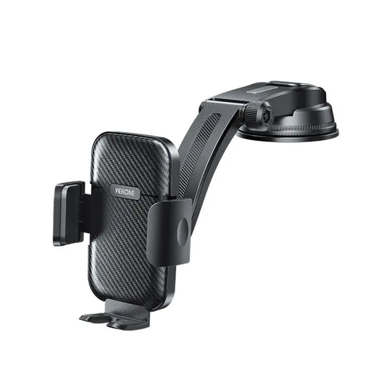 WK WP-S68 K-Captain Yaoyn Suction-Cup Foldable Arm Mechanical Car Holder(Black)