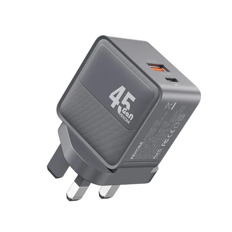 WK WP-U103 Swift 45W USB-C / Type-C, USB-A Charger, Plug