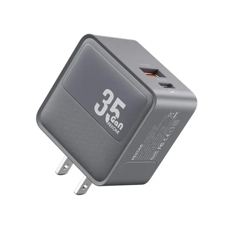 WK WP-U105 Swift 35W USB-C / Type-C, USB-A Charger, Plug