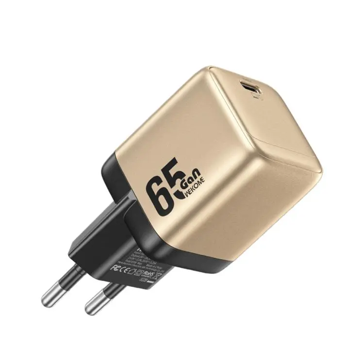 WK WU-09 Cinsuy ??65W Type-C Single Port GaN Charger, Plug Type